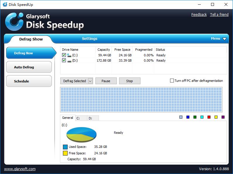 Glarysoft Disk Speedup下载,磁盘碎片整理,硬盘工具,碎片整理